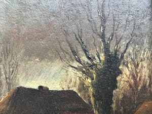 Niet of onleesbaar gesigneerd - Peellandschap met knotwilgen. kopen? Bied vanaf 1!