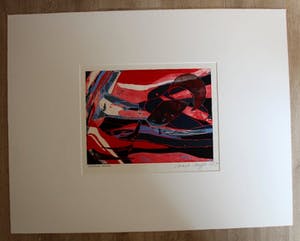 Buy Maria Neefjes - Gemengde techniek op papier: Wassende maan - 1987? Bid from 49!