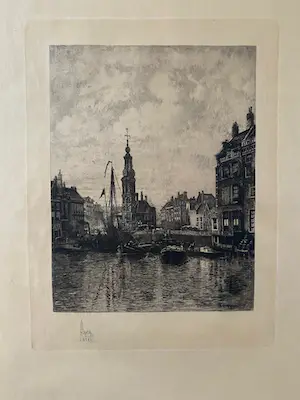 Johan Conrad Greive - Munttoren en omgeving Amsterdam kaufen? Bieten Sie von 45!