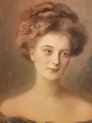 Hermann Barrenscheen - Porträt einen junge dame kopen? Bied vanaf 150!