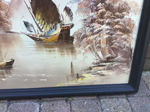 Niet of onleesbaar gesigneerd - Oosters landschap kopen? Bied vanaf 1!