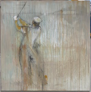 Huguette DeClercq - Acryl op doek, Like a tiger kopen? Bied vanaf 150!