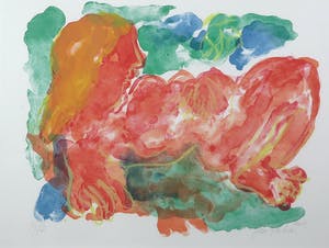 Jan Sierhuis - Litho, Zonder titel - Ingelijst kopen? Bied vanaf 60!