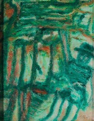 Pieter Haan - Acryl op board, Zonder titel - Ingelijst kopen? Bied vanaf 1!