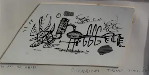 Shinkichi Tajiri - Ingelijste inkttekening - 1957 kopen? Bied vanaf 499!