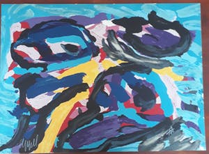 Karel Appel - 3 faces like clouds kopen? Bied vanaf 300!