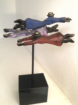 Hans Kuyper - Sculptuur “ VOGELVRIJ “ kopen? Bied vanaf 95!