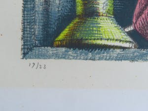 Herman Berserik - Stilleven met appel, dobber en klos kopen? Bied vanaf 60!