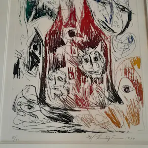 Carl-Henning Pedersen - De gezichten kopen? Bied vanaf 645!