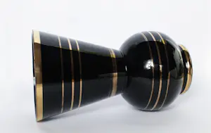 Glasfabriek De Rupel Boom - glazen hyaliet vaas met gouden banden kaufen? Bieten Sie von 30!