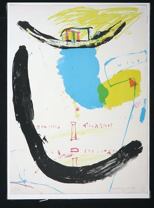 Niet of onleesbaar gesigneerd - Litho, Zonder titel kopen? Bied vanaf 1!