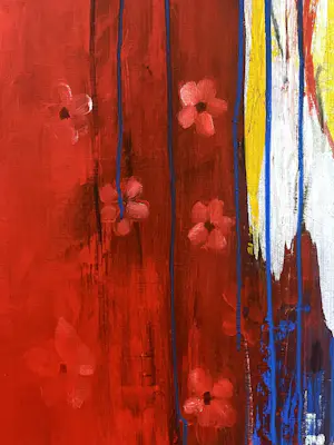 Henk Severens - Femme Jaune - Acryl op doek - 125x120 cm kopen? Bied vanaf 490!