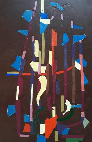 Andre Lanskoy - Abstracte compositie, litho met reliëfdruk kopen? Bied vanaf 1!