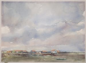 Hen Euverman - Aquarel, Ile d'Oleron kopen? Bied vanaf 1!