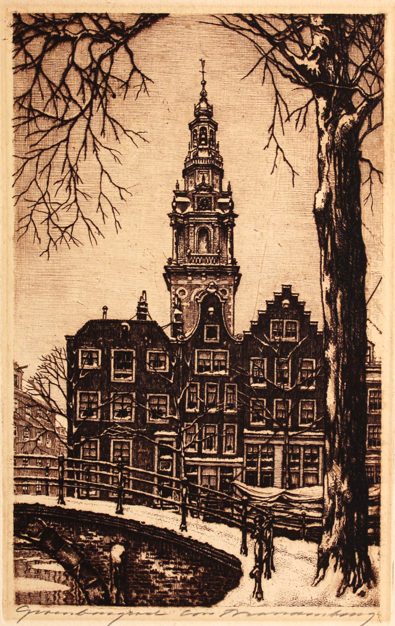 Cornelis Brandenburg - Groenburgwal CB009M verkocht voor € 45!