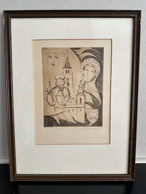 Niet of onleesbaar gesigneerd - Religieuze gravure kopen? Bied vanaf 1!