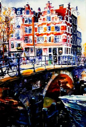 Elena Polyakova - Amsterdamse gracht kopen? Bied vanaf 55!