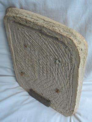 Klaas Pijlman - Plaquette van witte Chamotte / Aardewerk – Adam & Eva - ca. 1970 kopen? Bied vanaf 1!