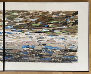 Arnold Niewendam - Tweeluik - Collage, landschap zonder titel, kopen? Bied vanaf 120!