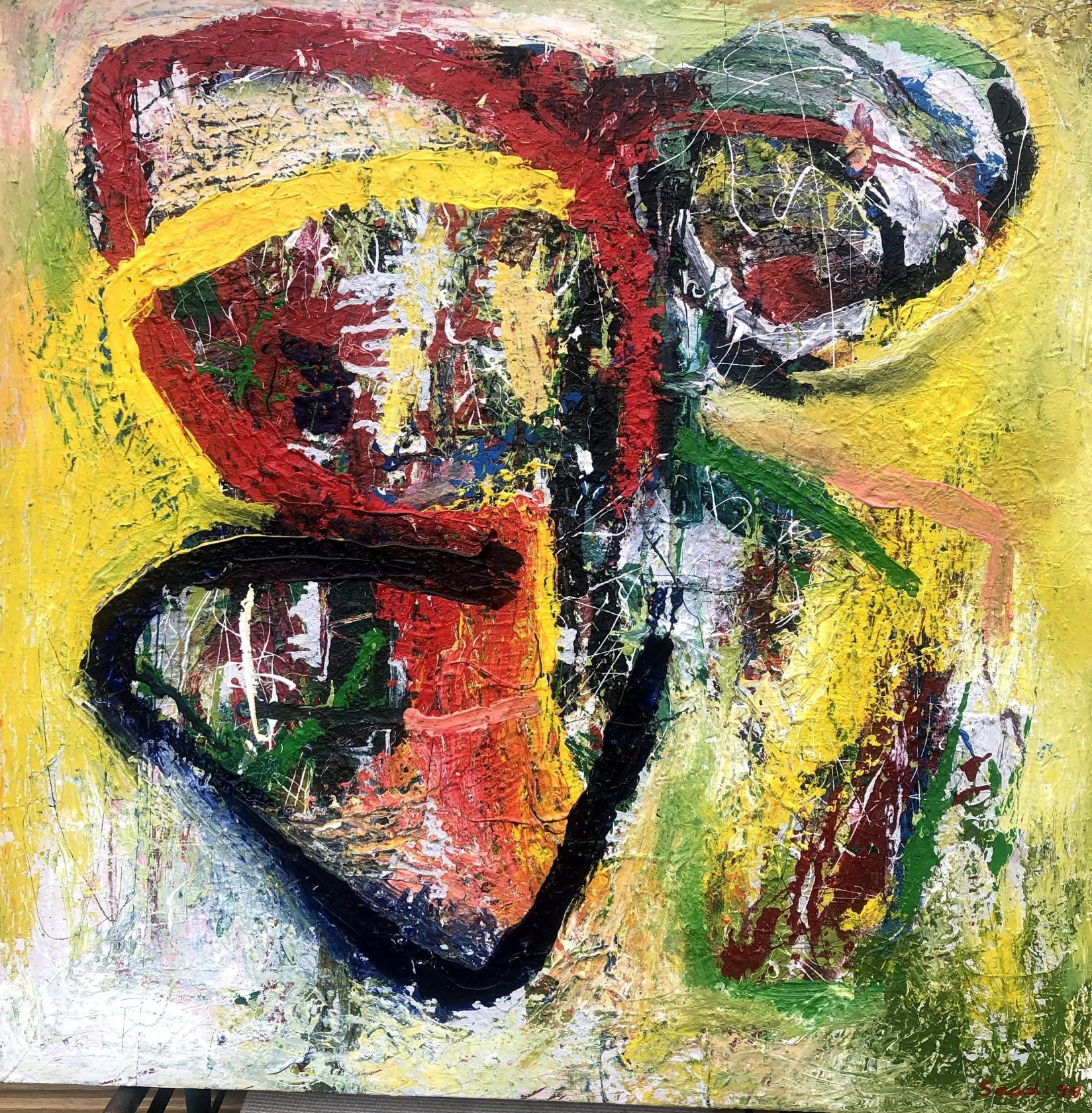 Buy Saadi Al Rahal - The nine foursquare? Bid from 100!