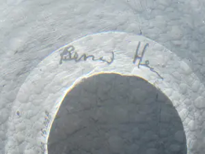 Bernard Heesen - Blauw gevlekte schimmelvaas kopen? Bied vanaf 120!