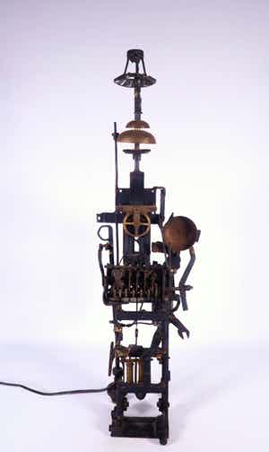 Niet of onleesbaar gesigneerd - IJzer, The Eternal Clock verkocht voor € 10!