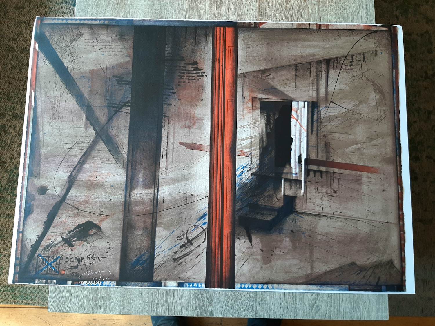Gerti Bierenbroodspot - Litho, Zonder titel verkocht voor € 35!