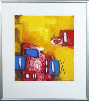 Hans Heijman - Ets, Het Vermoeden 1-Ingelijst verkocht voor € 35!