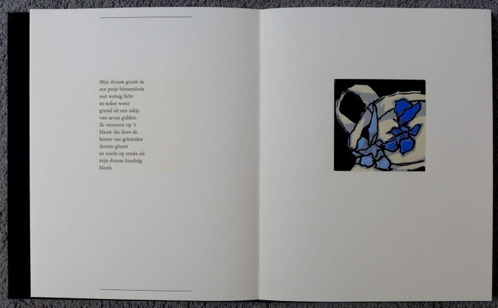 Fon Klement - 'Zwartwit in en achter kleuren', zeven boardsneden van Fon Klement kopen? Bied vanaf 250!