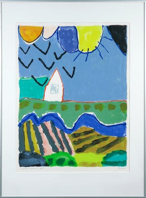 Harrie Gerritz - Litho, Zonder titel - Ingelijst kopen? Bied vanaf 35!