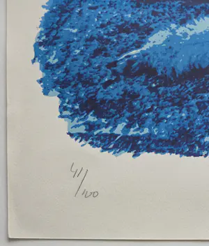 Karel Appel - zonder titel - 100 ex - 1977 - ingelijst - groot kopen? Bied vanaf 450!