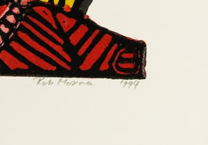 Rob Morren - Linosnedes, 4 portretten kopen? Bied vanaf 10!