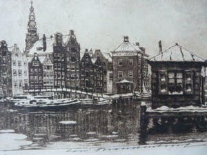 Cornelis Brandenburg - Amsterdam - Damrak - Epreuve kopen? Bied vanaf 95!