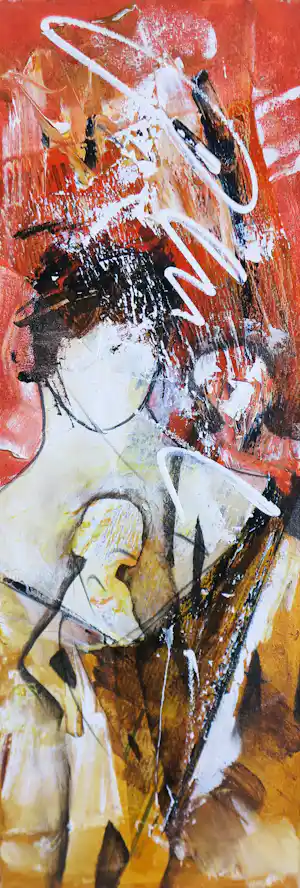 Dario Bosa - Acryl op doek, Figuren vendu pour 60€ !