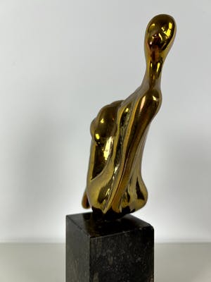 Gerard Lageman - Gepolijst brons | 'Naakte vrouw' | jaren '80 kopen? Bied vanaf 1!