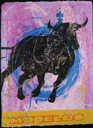 Leon Bosboom - Acryl op papier, Corporal 4 - Ingelijst kopen? Bied vanaf 100!