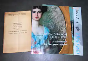 Therese Schwartze - 2011 & tentoonstellingsgids Arti 1952 & Lizzy Ansingh 2005 verkocht voor € 60!