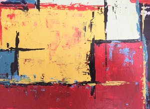 John Foppen - Multi Colours Symphony ........ # K02 . XL. GROOT. kopen? Bied vanaf 185!
