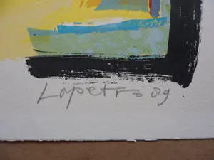 Bettina Lopetro - Zeefdruk. Titel, "Horse Head". kopen? Bied vanaf 20!