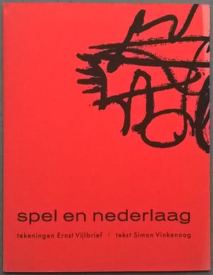 Ernst Vijlbrief - spel en nederlaag – 4 ingekleurde zeefdrukken kopen? Bied vanaf 245!