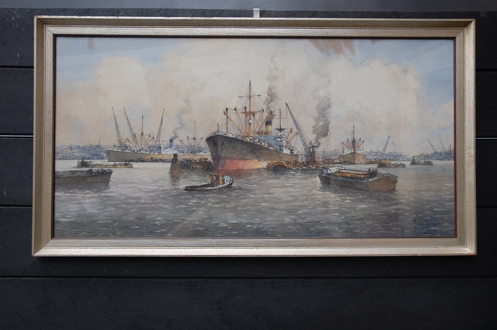 Marius de Jongere - M de Jongere Bedrijvigheid in Rotterdamse haven verkocht voor € 595!