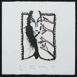 Pierre Alechinsky - Boek met kleurenets, Dame a'mere kopen? Bied vanaf 250!