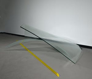 Winnie Teschmacher - "Zwolsche" - Glas en perspex, Geometrisch abstract object kopen? Bied vanaf 1!