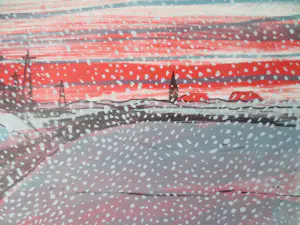 Jan Cremer - Sneeuwlandschap 1976 kopen? Bied vanaf 200!