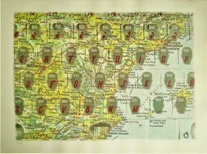 Lluis Barba - Lithographie en carborundum - Located Identities - Handgesigneerd - 2000 kopen? Bied vanaf 30!