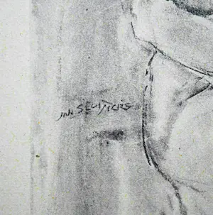 Jan Sluijters - 'moeder met kind' 1950 (hoogdruk, ingelijst)-vermeld in bijgeleverd boek kopen? Bied vanaf 225!