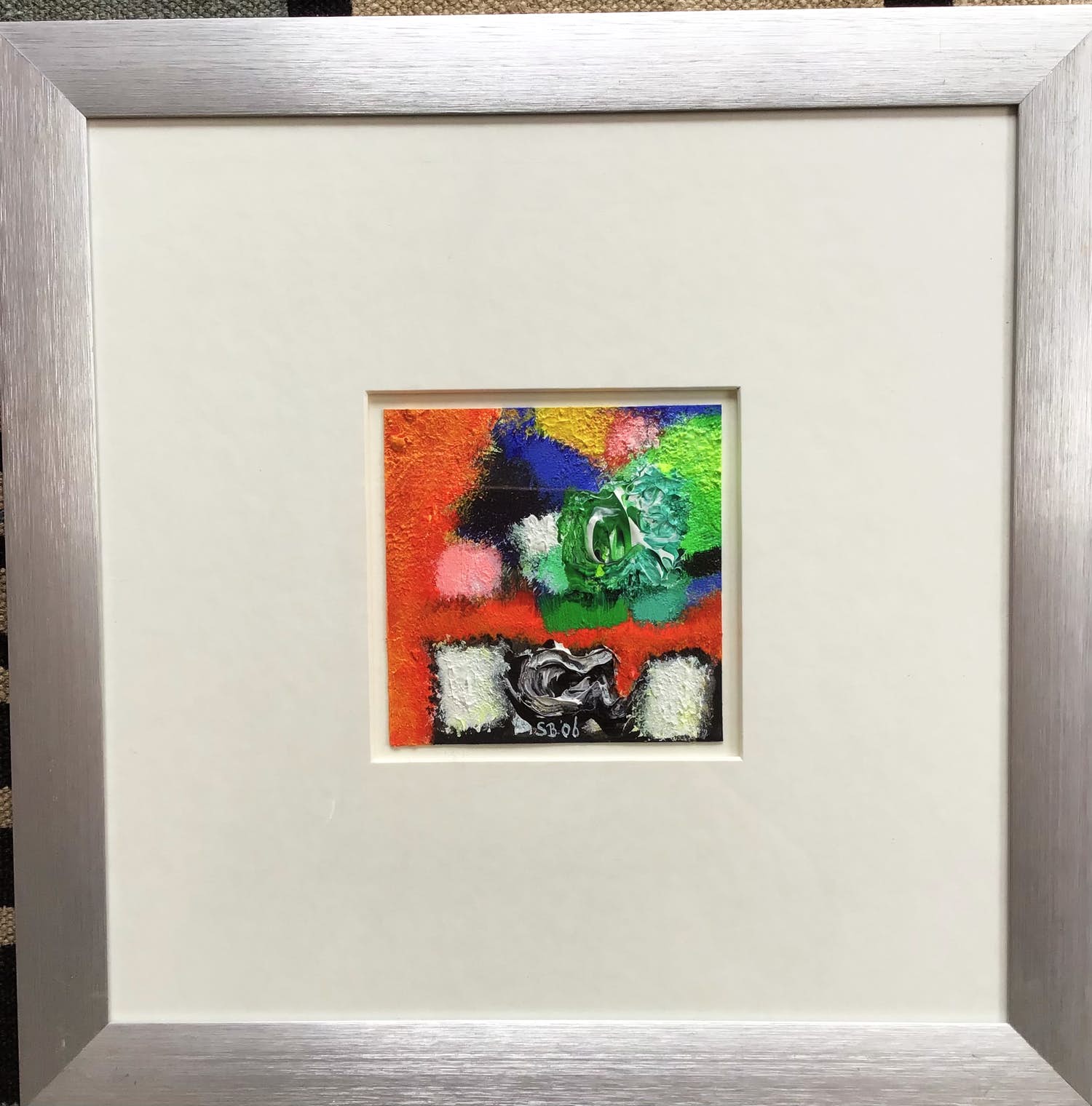 Saskia Bremer - Portuguese Impression,acryl op papier, unica, gesigneerd, ingelijst kopen? Bied vanaf 30!