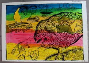 Corneille - Zeefdruk: Friesland - 2004 kopen? Bied vanaf 225!