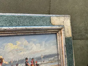 Francis Cristaux - Flaneren op het strand. kopen? Bied vanaf 200!