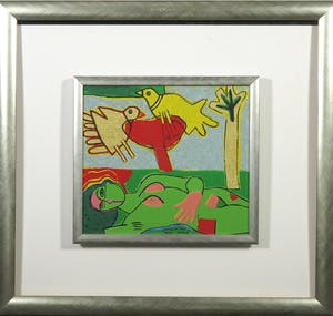 Corneille - Terragravure, Eternal Song of Summer VI - Ingelijst kopen? Bied vanaf 1!